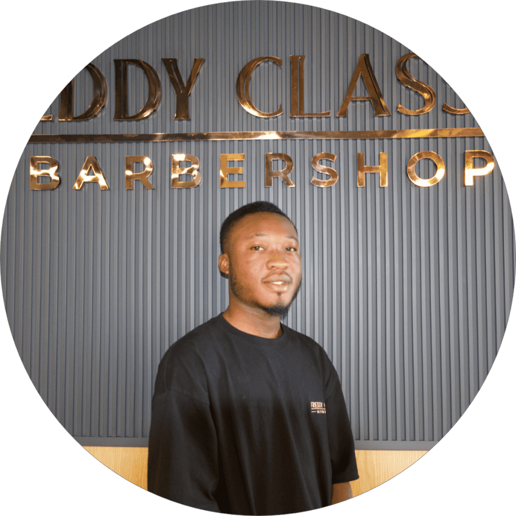 Professional barber Hazard at Freddy Classics Dubai